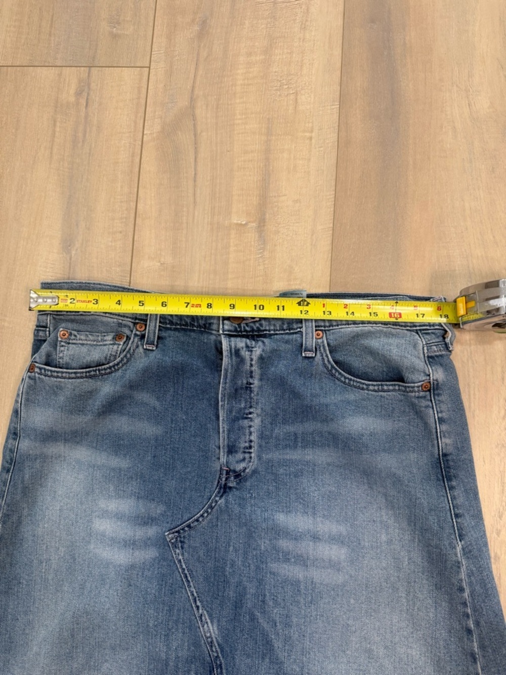 Vintage Levi's Light Blue Denim Skirt - Junior - Picture 3 of 6